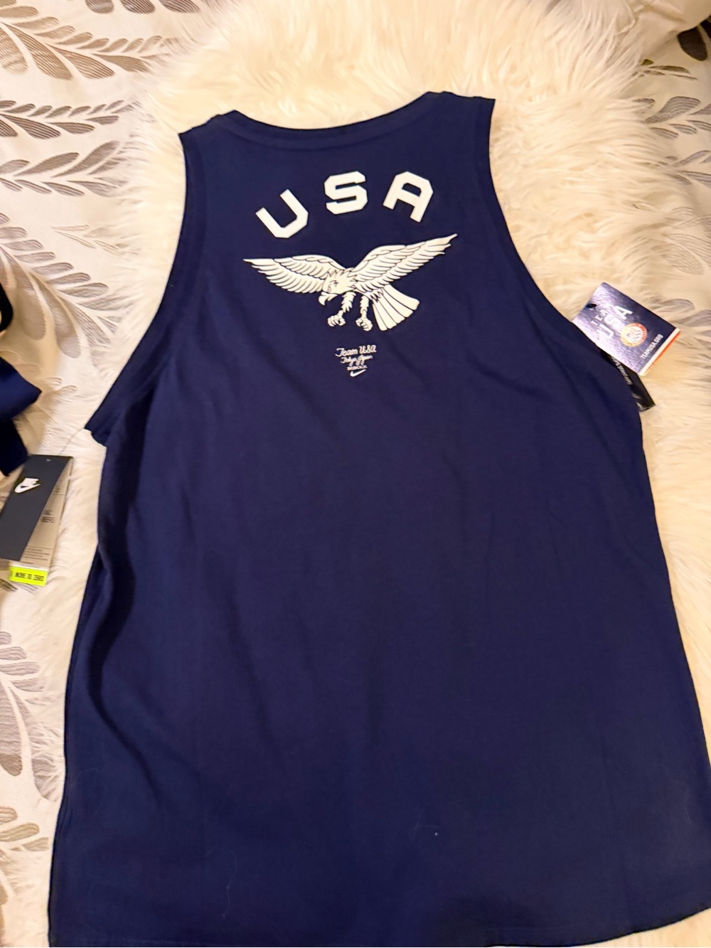 Nike Navy Team USA Athletic Tank